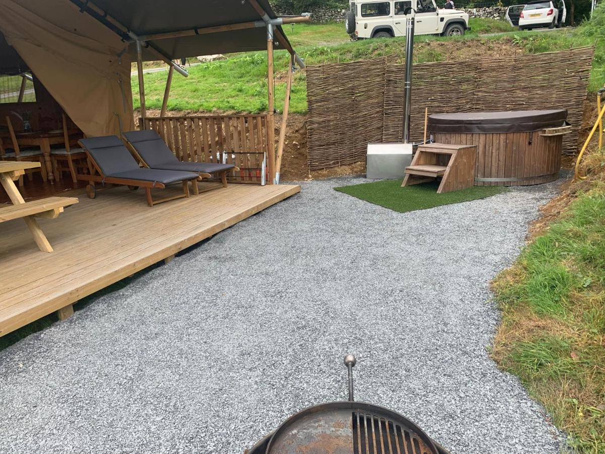 Mountain View Safari Tent With Hot Tub In The Heart Of Snowdonia Dolgellau Eksteriør bilde